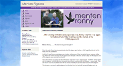 Desktop Screenshot of mentenpigeons.be